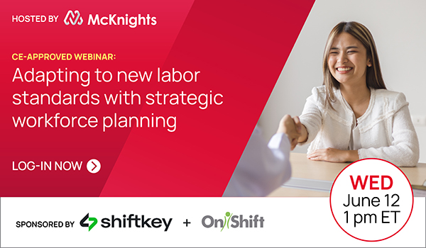 _McKnightsSL's tweet photo. [Log in Now] Join us for an in-depth exploration of CMS staffing rules, featuring practical tips on workforce planning, talent management, compliance, and financial sustainability. #ShiftKey #OnShift #CMSPlanning #WorkforcePlanning #StrategicPlanning https://t.co/7fHf1UZxem https://t.co/1b1vb0YRKw