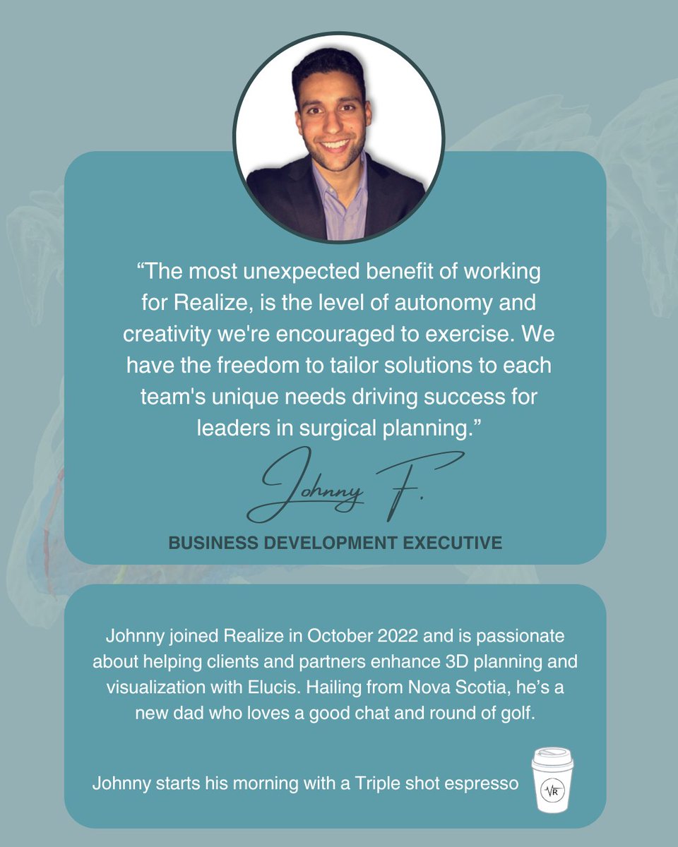 We're starting a new series to introduce the members of our amazing team! Up first Johnny Farah 😎🏌️

#spatialcomputing #innovation #technology #Healthcare #health #DigitalHealth #Medical