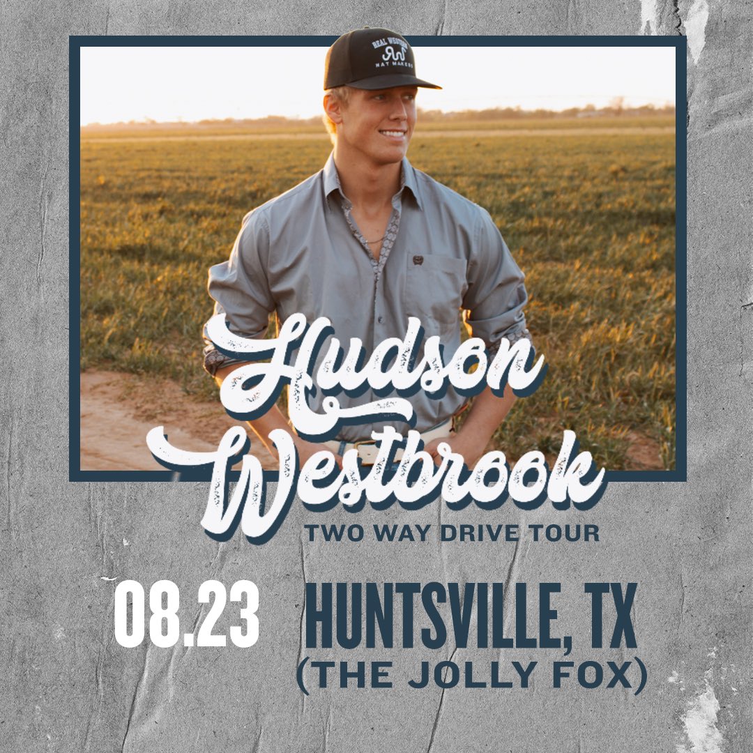 LIVE MUSIC! 🎸
Coming to the Jolly Fox in August, Hudson Westbrook is taking the stage! 🤩 Be sure to click the link in our bio to get your tickets now! 🎫