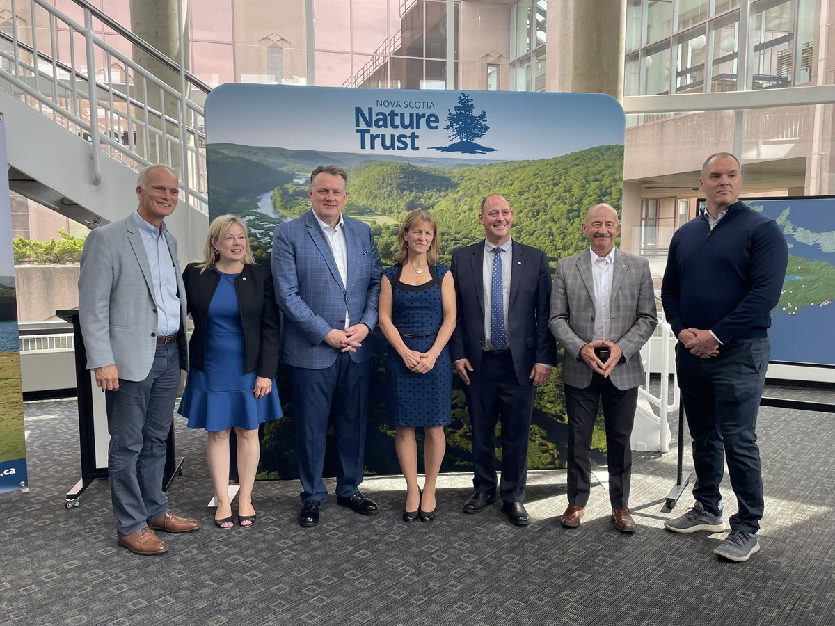 Mike Savage (@mikesavagehfx) on Twitter photo An exciting announcement was made today <a href="/AlderneyLanding/">Alderney Landing</a> by <a href="/NSNatureTrust/">Nova Scotia Nature Trust</a> who achieved their #TwicetheWild campaigns ambitious goal of 30000 acres, doubling the acres they protect for all Nova Scotians in a few short years.Shout out to Bonnie Sutherland & her team. An exciting announcement was made today <a href="/AlderneyLanding/">Alderney Landing</a> by <a href="/NSNatureTrust/">Nova Scotia Nature Trust</a> who achieved their #TwicetheWild campaigns ambitious goal of 30000 acres, doubling the acres they protect for all Nova Scotians in a few short years.Shout out to Bonnie Sutherland & her team.