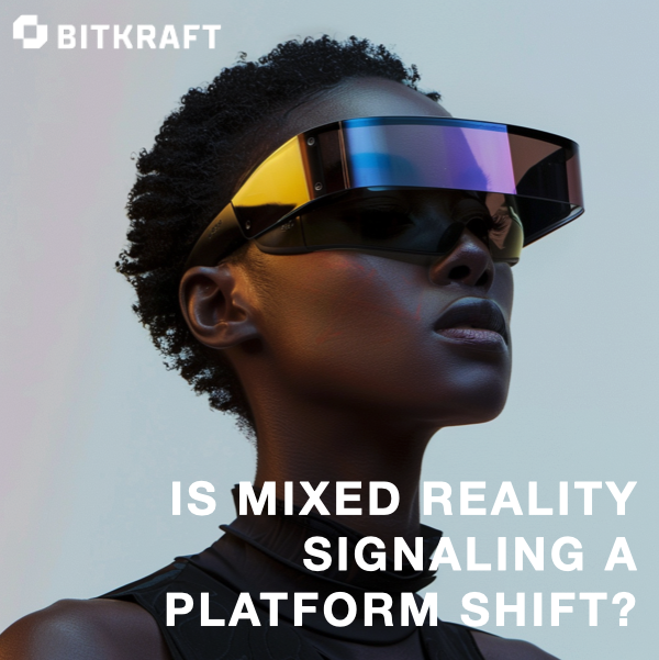 BITKRAFTVC's tweet image. When @Apple’s Vision Pro first launched, it sparked chatter around whether it would fuel a platform shift, or the "iPhone moment for XR." Resident #XR enthusiasts @XRSteph and @fareastwitcher dug deep and concluded that it’s really more of a Macintosh moment. Here's why🧵