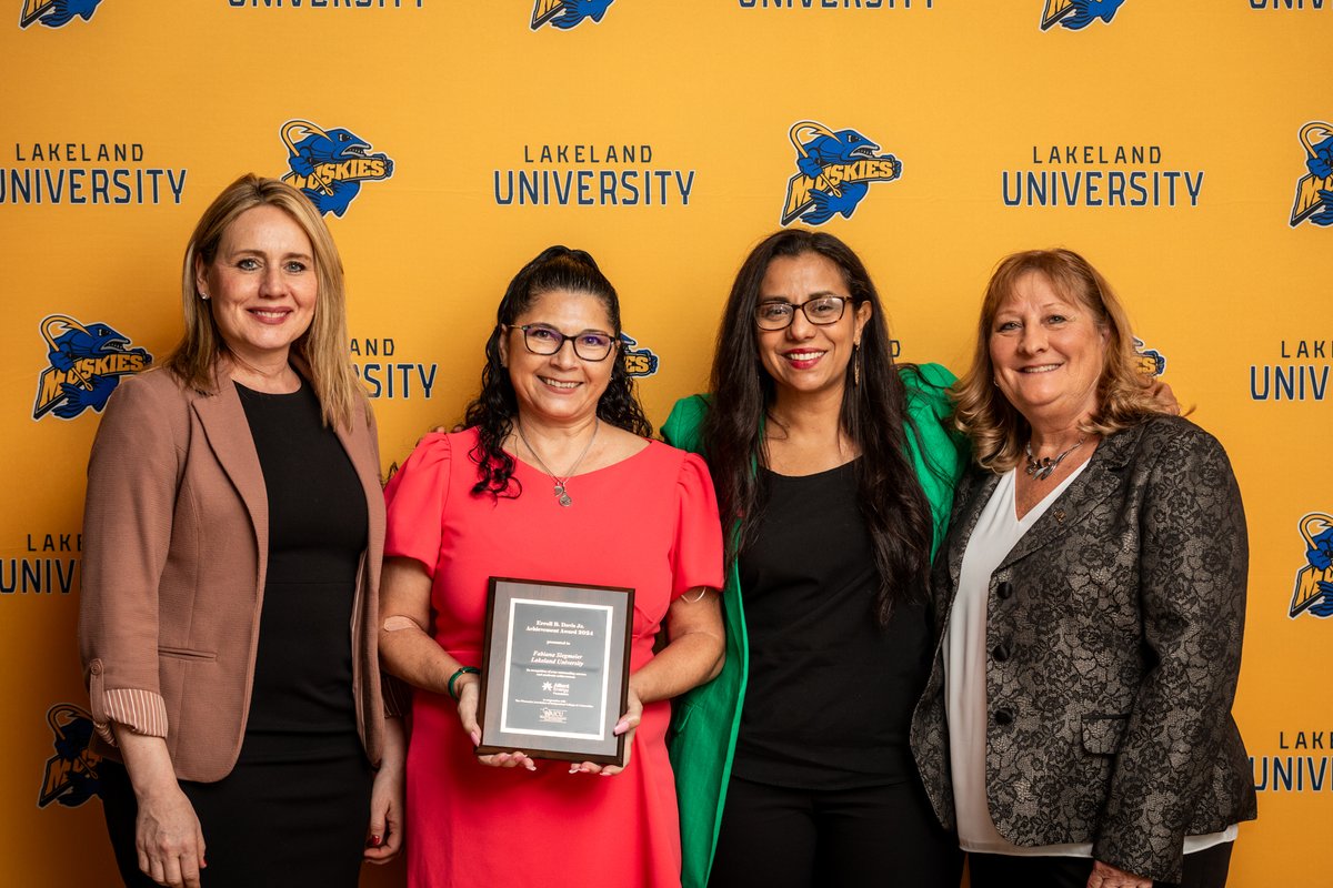 WI Private Colleges (@wisprivcolleges) on Twitter photo Congratulations to <a href="/LakelandWI/">Lakeland University</a> - WI Errol B. Davis Jr. Minority Achievement Award Recipient Fabiana Siegmeier, pictured second from the left. The Erroll B. Davis, Jr. Fund was created in 2006 by the Alliant Energy Foundation in honor of Mr. Erroll B. Davis Jr. and his years of Congratulations to <a href="/LakelandWI/">Lakeland University</a> - WI Errol B. Davis Jr. Minority Achievement Award Recipient Fabiana Siegmeier, pictured second from the left. The Erroll B. Davis, Jr. Fund was created in 2006 by the Alliant Energy Foundation in honor of Mr. Erroll B. Davis Jr. and his years of