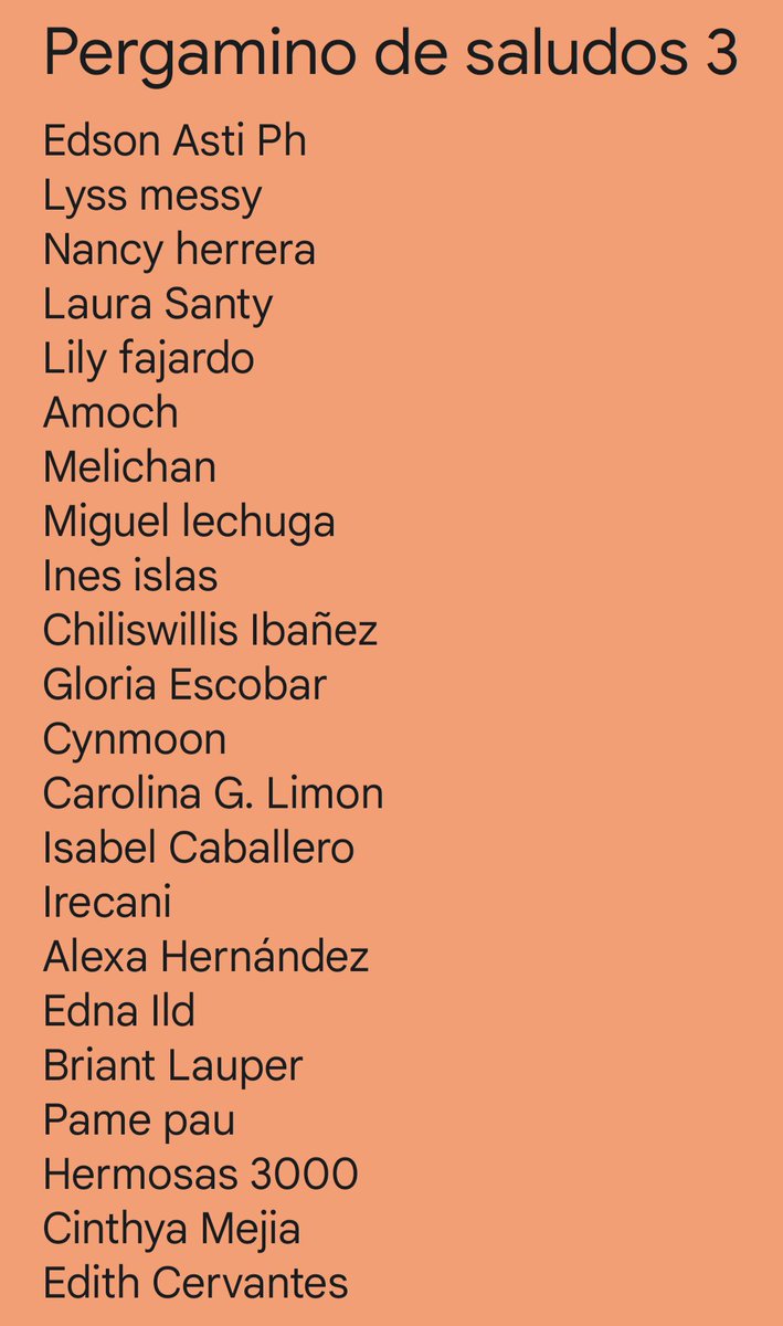 Vidooooo <a href="/aesquinca/">Antonio Esquinca</a> no estas para saberlo pero yo si para contarte!!
La #tribualfa sigue creciendo.  Tenemos nueva integrante!!
Y aprovechando podras mandarnos saludos con la canción oficial del #pergaminodesaludos #miercoleseclectico