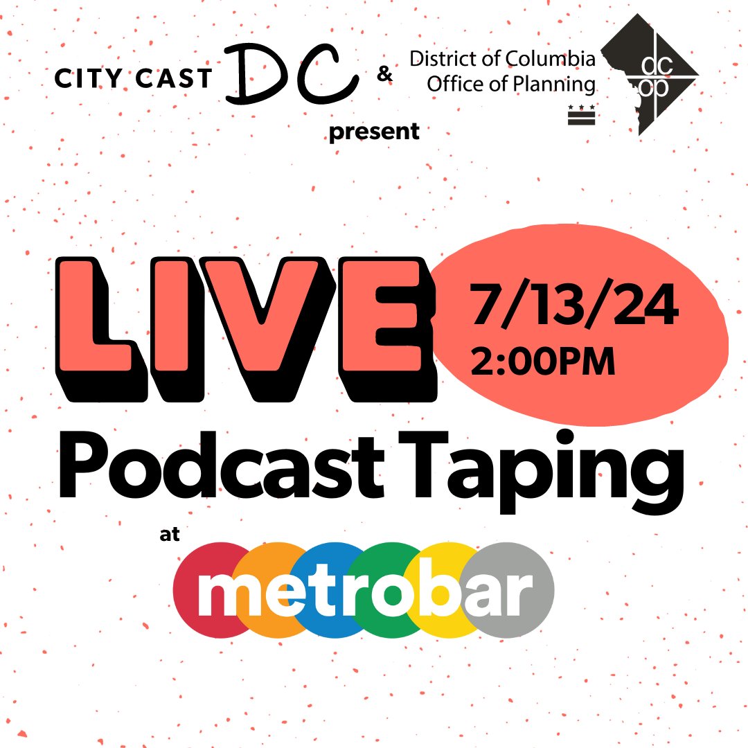 City Cast DC (@citycast_dc) on Twitter photo Join us for our next live taping at <a href="/metrobardc/">metrobar</a>! Our host <a href="/BridgetMarie/">Bridget Todd 💁🏿</a> will be joined by D.C.'s Office of Planning's (<a href="/OPinDC/">DC Office of Planning</a>) Anita Cozart and Ebony Dumas to chat about the future of D.C. neighborhoods.
RSVP for a spot! rb.gy/ffo0yn Join us for our next live taping at <a href="/metrobardc/">metrobar</a>! Our host <a href="/BridgetMarie/">Bridget Todd 💁🏿</a> will be joined by D.C.'s Office of Planning's (<a href="/OPinDC/">DC Office of Planning</a>) Anita Cozart and Ebony Dumas to chat about the future of D.C. neighborhoods.
RSVP for a spot! rb.gy/ffo0yn