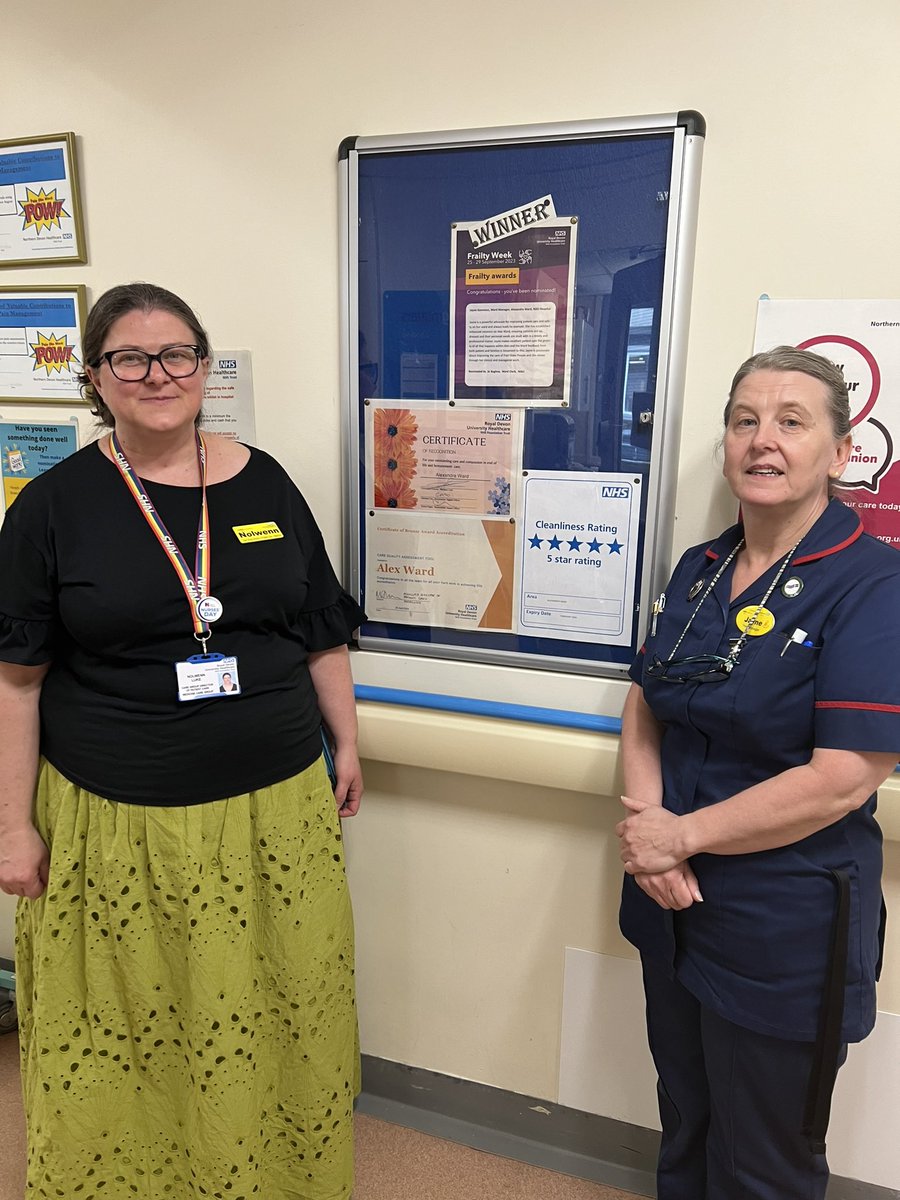 MelHucker's tweet photo. Alex ward at NDDH awarded a bronze CQAT. A great achievement. Well done Jayne and team.  Certificate proudly displayed alongside their other certificates of achievements! @thefrenchgirl71 https://t.co/aCBsuBVq84