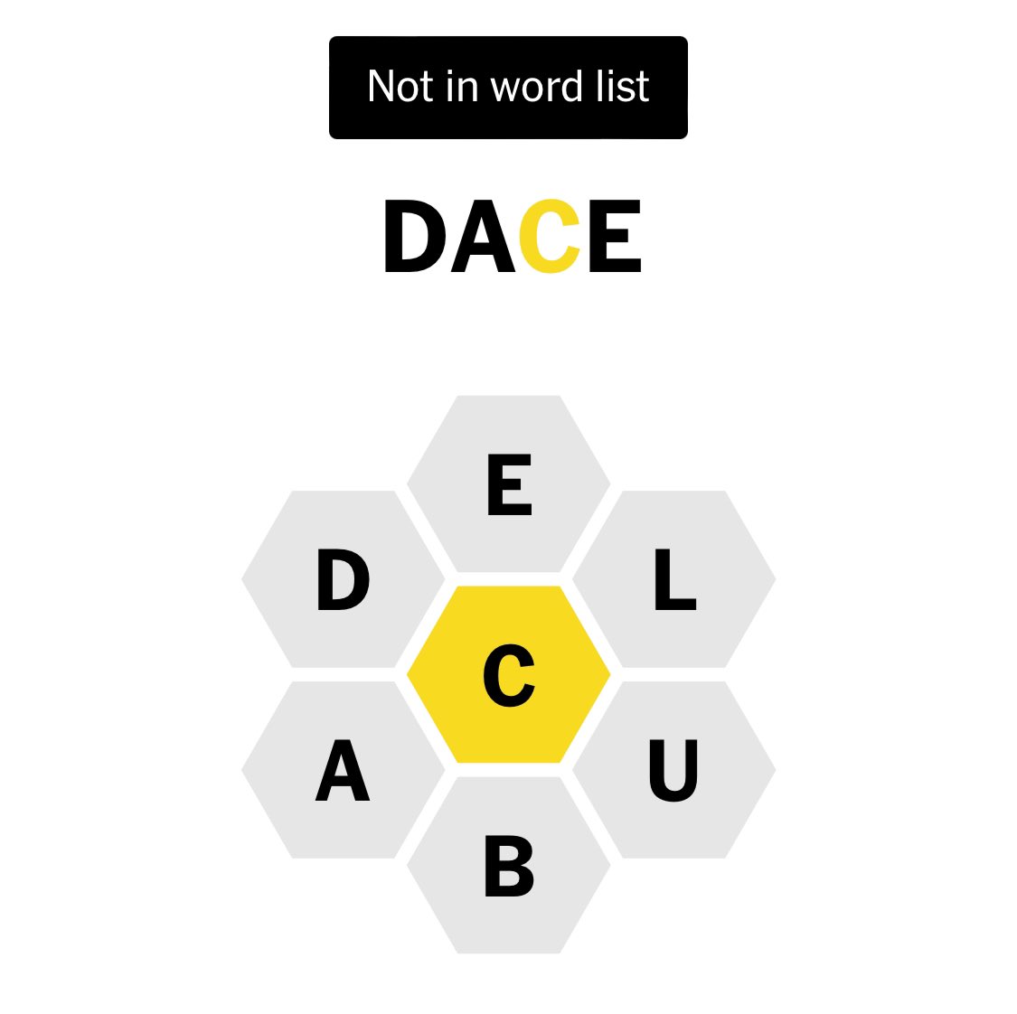 Really? No "dace"? Get your act together, #SpellingBee 
Almost as bad as not having "atlatl"