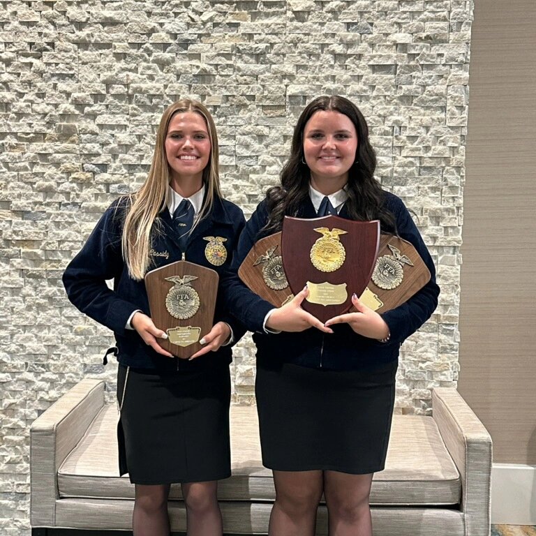 North marion FFA received their awards today at the Florida FFA Convention &amp; Expo. Premier Chapter Award, National Chapter Award, Chapter SAE Award,  Breely won  feeder steer proficiency, Sheep Placement Finalist, Caroline Cassidy Equine Placement!
Congratulations!!!!