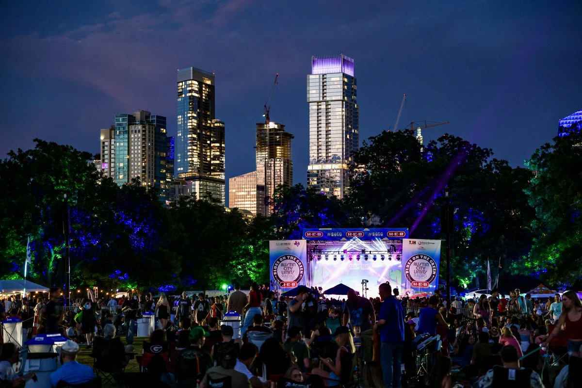 COTA's tweet photo. So honored we could help @aclradio’s Blues on the Green return to ATX this year. Can’t wait for night 2 tonight 🥳 https://t.co/nFwvJLkc3M