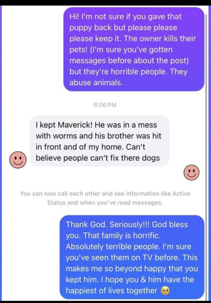 _AnonHater_'s tweet photo. Jenelle once again proving what a piece of shit human being she is. Someone messaged one of the people on FB who found her dogs for an update. 

Credit to Reddit. https://t.co/M6Fkn1pVbR