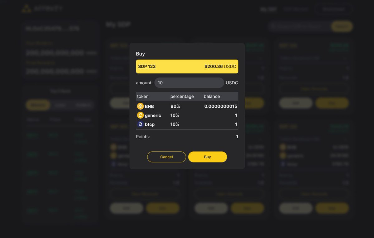 Diversification in any investment is the key to success. This is even more important in highly volatile, high risk #crypto markets.

Simplify your experience with #Affinity! Here is a sneak preview of the upcoming #defi automatic diversification platform!
#blockchain #etf