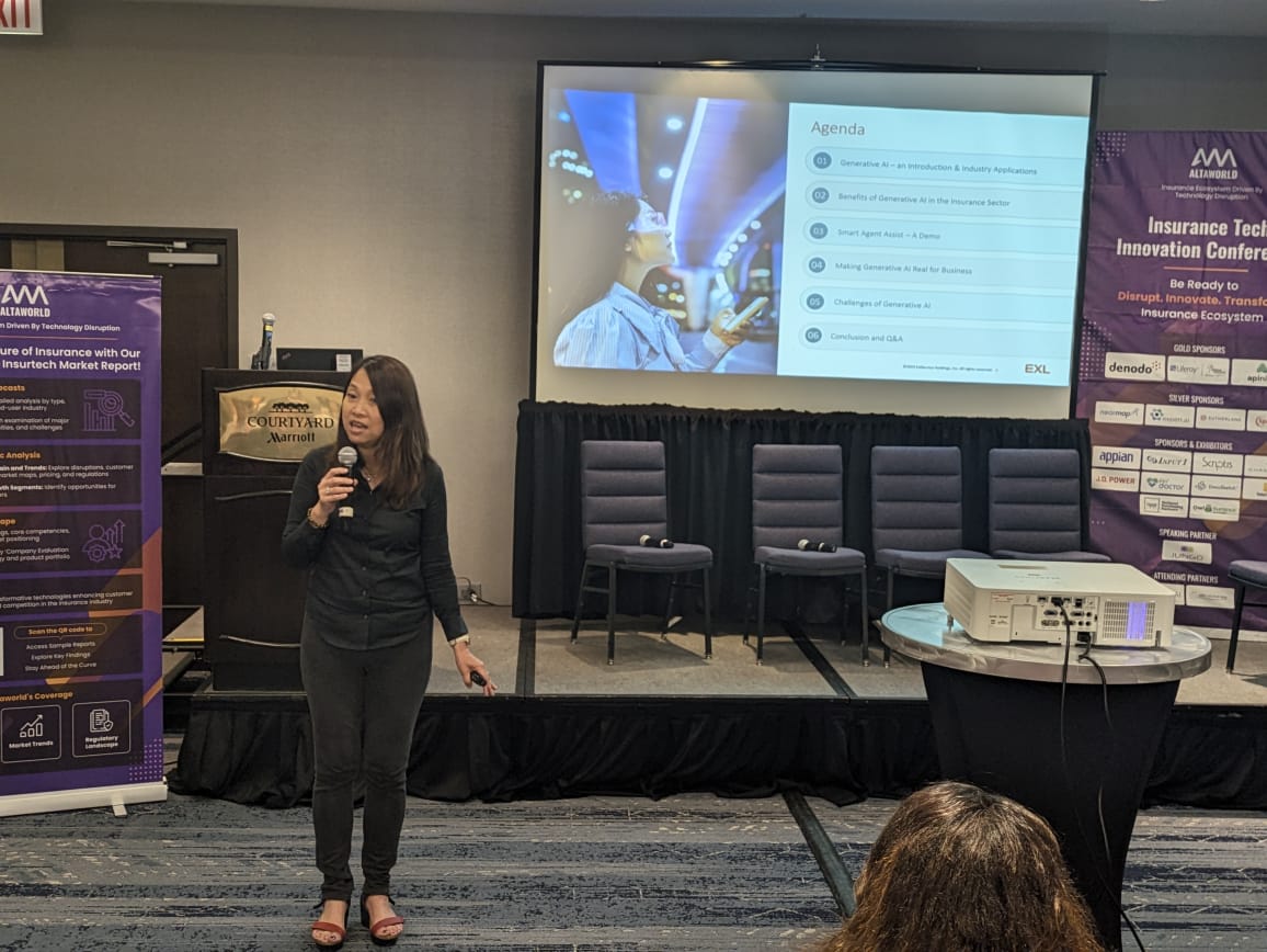 ITIC Chicago 2024

🌟Live Update from Day 1 of Insurance Tech &amp; Innovation Conference 2024!🌟

<a href="/pcorbanese/">Peilin Corbanese</a>, VP of Analytics at <a href="/exl_service/">EXL</a>, discussing "Enhancing Customer Experience and Risk Assessment through Emerging Technologies."

#ITICChicago2024 #insurtech