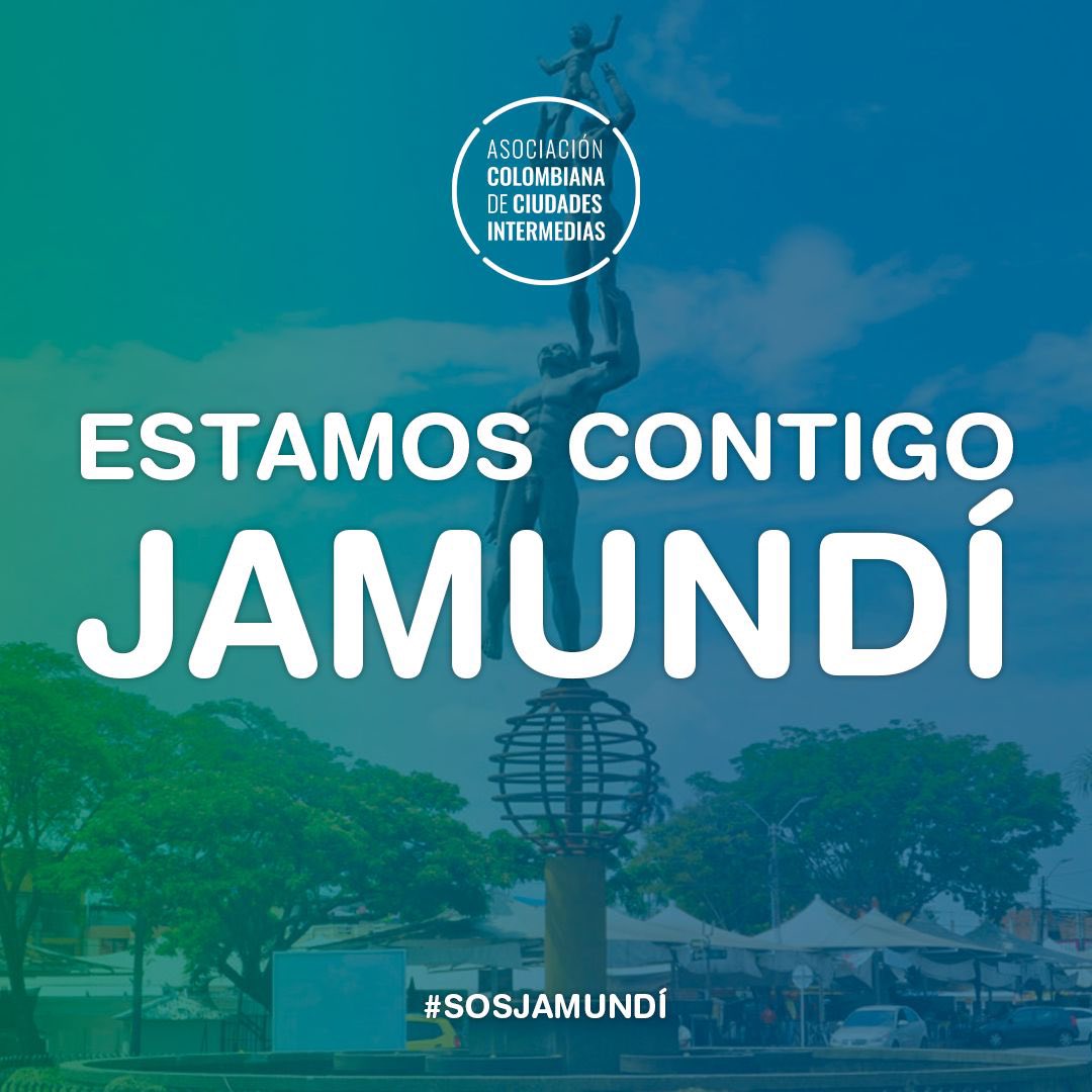 asointermedias's tweet photo. Nos solidarizamos con @AJamundiValle #CiudadIntermedias de #Colombia y su alcaldesa @paocastillo0 frente a los recientes actos de violencia. 
@Asointermedias está contigo #Jamundí

 #SOSJamundi #Jamundí https://t.co/VKVmqrqR77