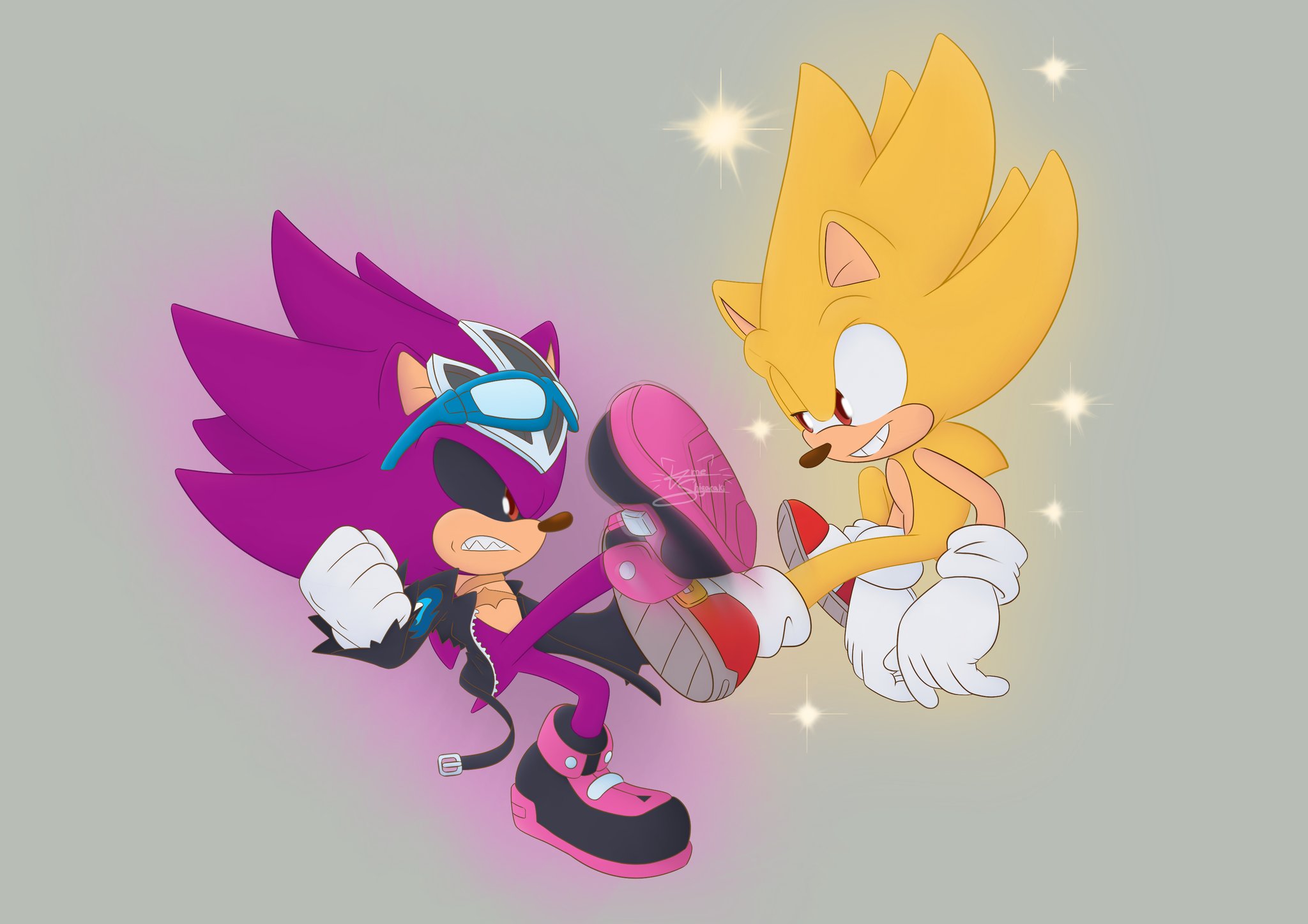 Super Sonic Vs Super Scourge SUPER SCOURGE: By Subordinance Works On
