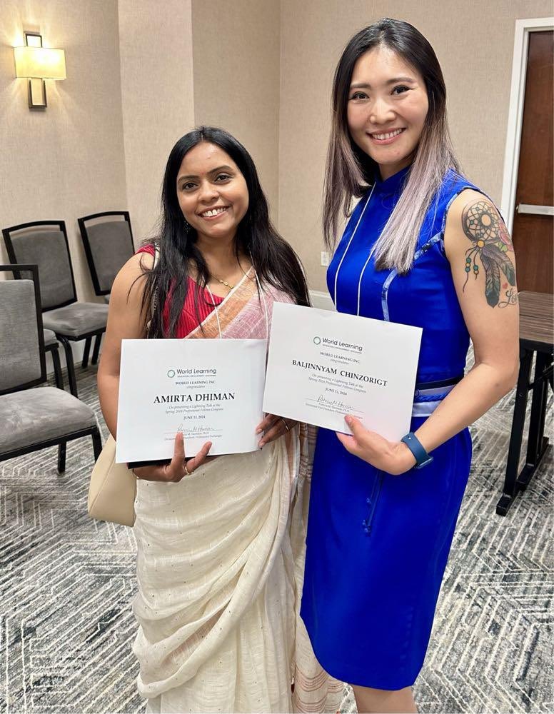 AmritaDhiman's tweet photo. Professional Fellowship by US department of state. It has been an enriching experience #pfpfellows https://t.co/GpXzHNNCYD