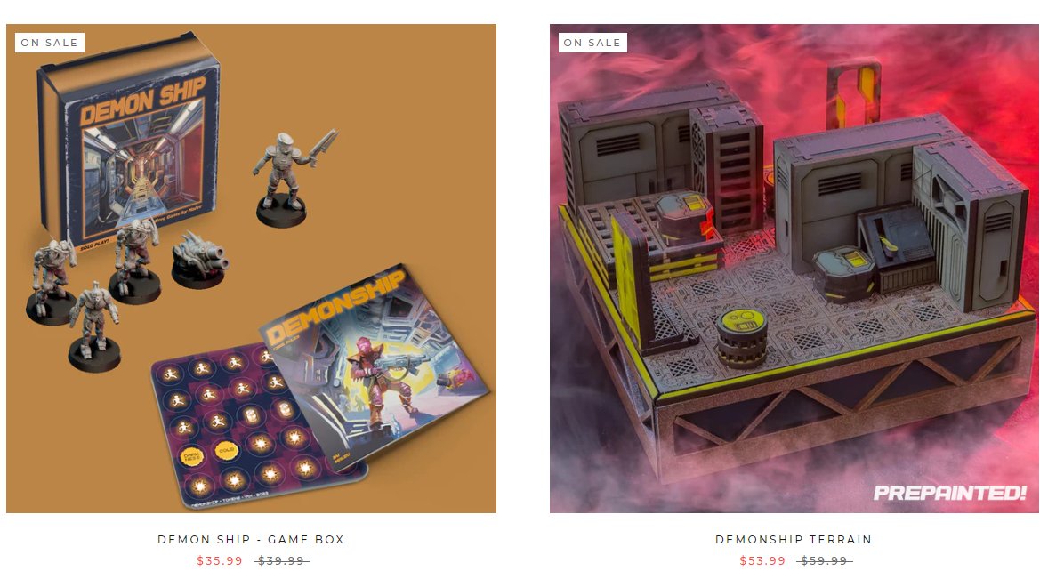 MalevMinis's tweet photo. Also #DemonShip is on sale right now from #Blacksitestudios if you're keen! https://t.co/LFh57UpqFC