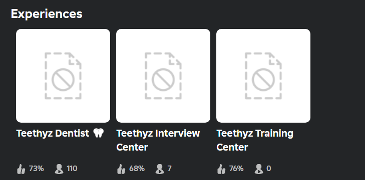 GamerDiste's tweet photo. Roblox moderation moment..... getting mass-reported

Roblox, please tell me what's inappropriate about these icons that have been published for over 4+ months. 

#roblox https://t.co/sCnbkHiDAT