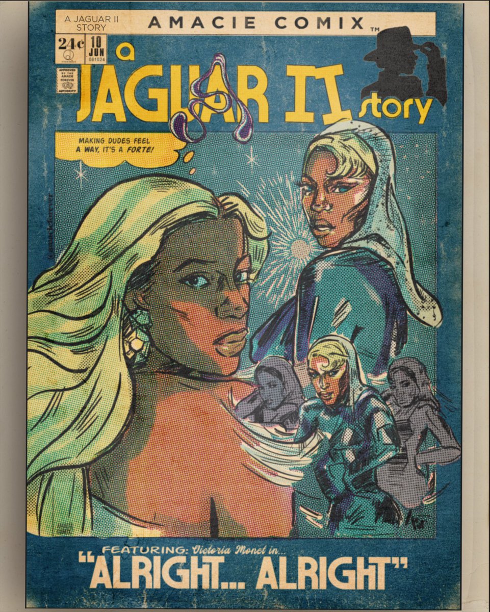 #Alright … Alright: A Jaguar II Story

#a4evr #portraitart #artcollector #blackartistspace #blackart #blackmusicmonth #blackgirlsillustrate #victoriamonet  #artprints #amaciecomix #amacieforever #blackcreators #blackwomenartist #editorialillustration <a href="/VictoriaMonet/">Victoria Monét</a>