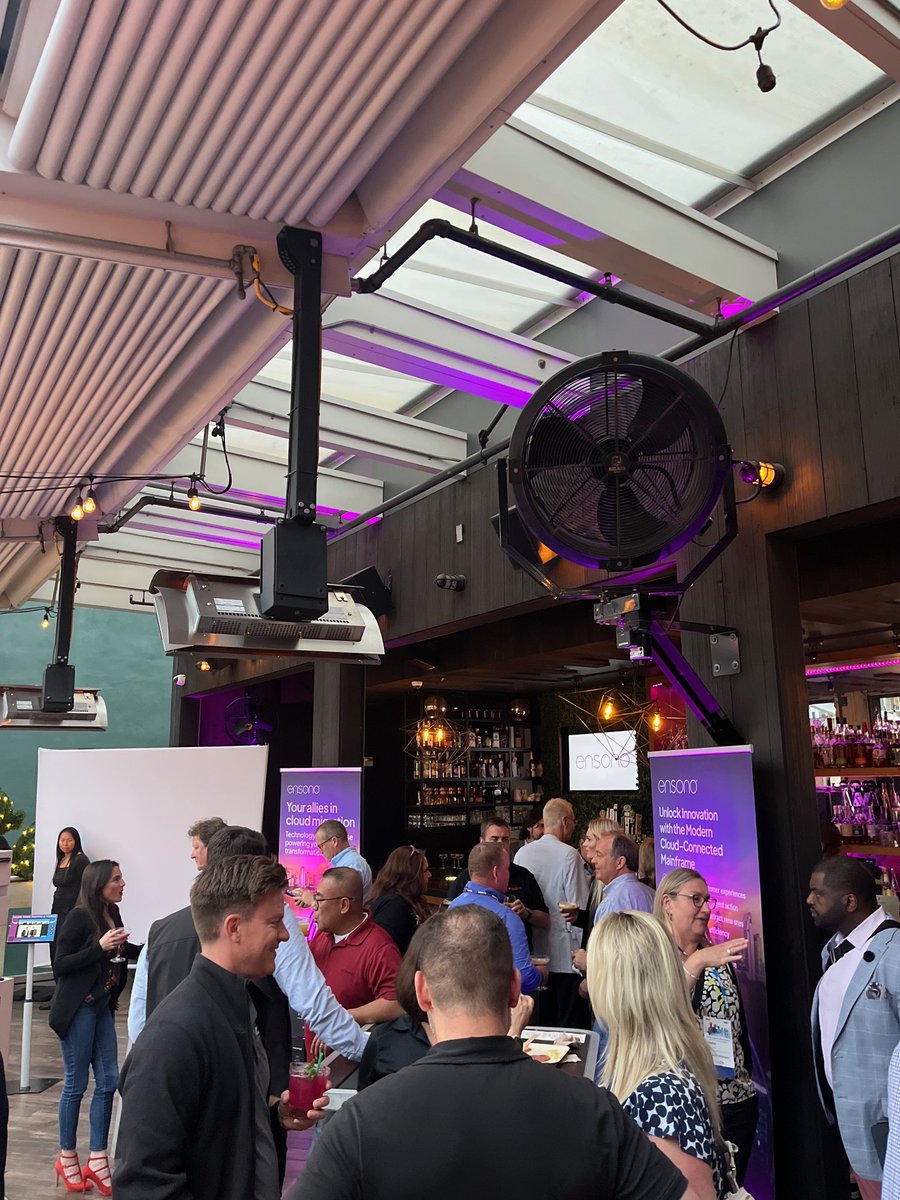RayJMartinez's tweet image. Great response at the post-#NASTD Rooftop Reception by @EnsonoIT! Exciting conversations on digital transformation and our Modern, Cloud-Connected Mainframe. Thrilled to be part of this innovative team! #MainframeModernization #MakeBetterHappen