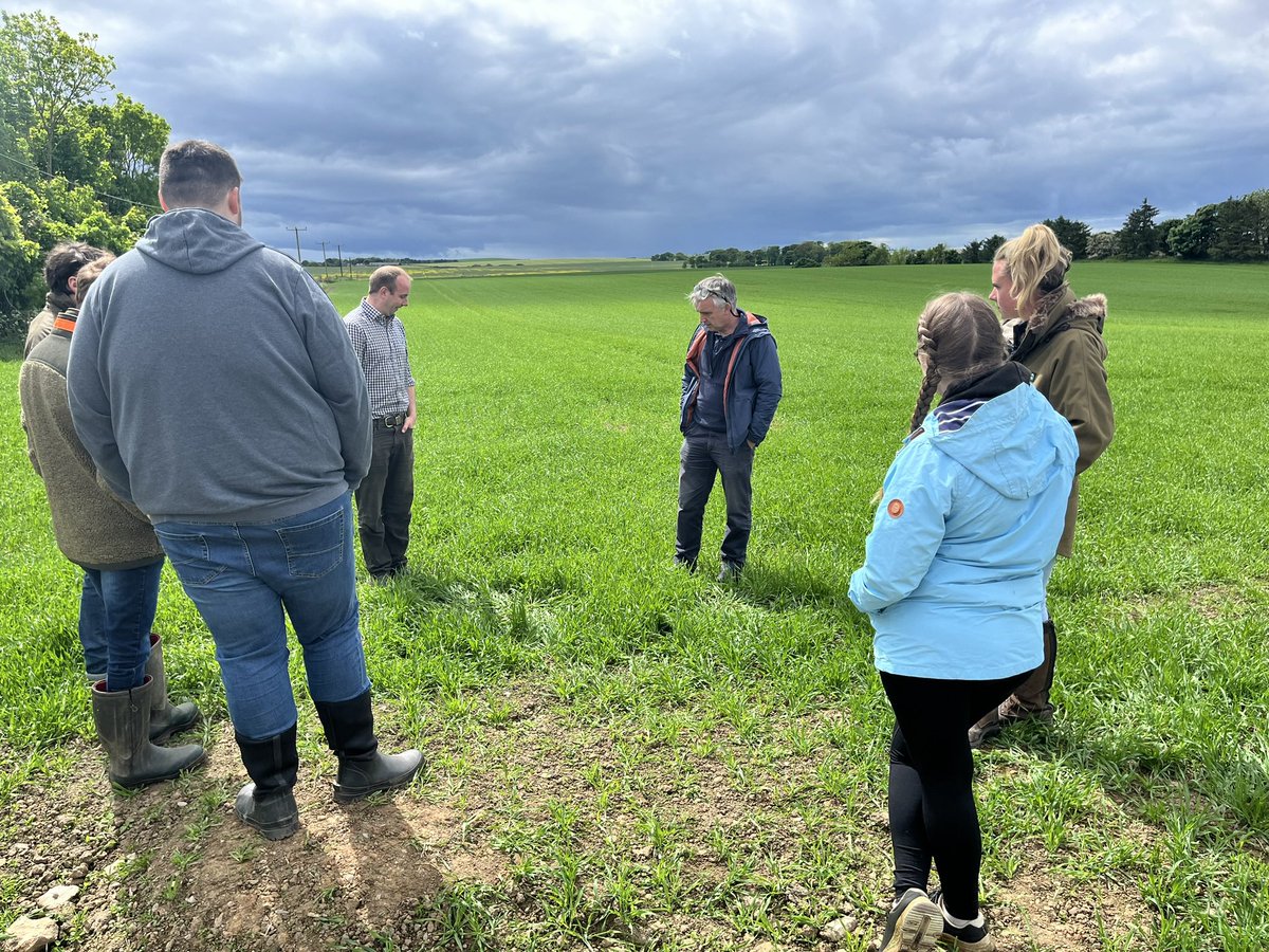 ClairesTaiao's tweet photo. Last week we took @UC_Sparsholt #Agriculture students on a study tour to #Scotland we started with a really interesting tour around @LEAF_Farming demo pig and arable farm run by @agronomyben &amp; @HarrietERoss. https://t.co/SQJq9U0Cf9