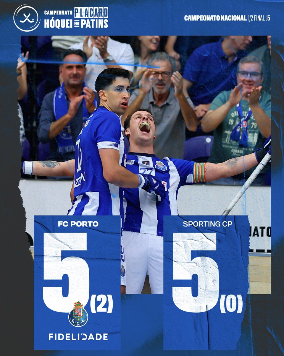 ESTAMOS NA FINAL 🔥🔥🔥 

Vamos, Dragões 💙 

#FCPortoHoquei #FCPortoSports