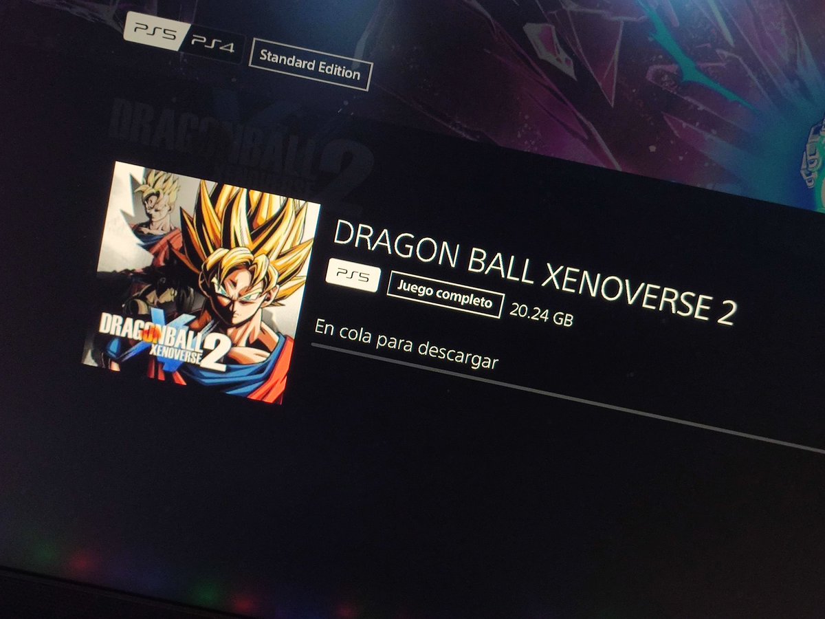 EpsilonGamex's tweet photo. Actualizando XenoVerse a la versión de PS5! https://t.co/QToMPXABXs
