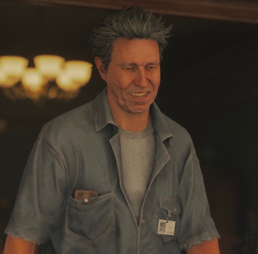 GravesLabs's tweet photo. Huge fan of how much more relaxed Ahti looks in AW2. My toxic trait is I also think sauna and beer would fix me like this. 

#AW2Photography #AlanWake #ControlRemedy https://t.co/NK3DOcRUco