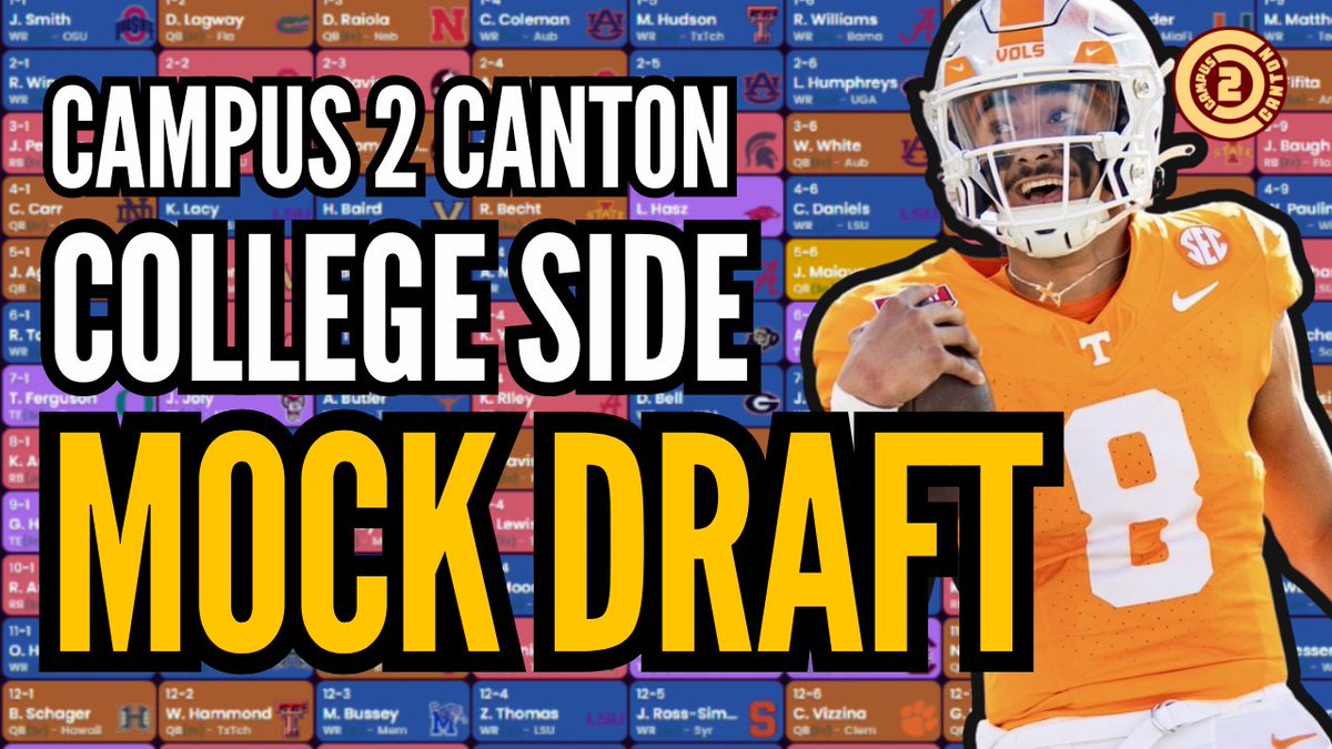 Felix Sharpe (@sharpereview) on Twitter photo This will be fun. New to #C2C?
We've got a LIVE mock draft going tonight. College Side Start up. 9:00 PM Eastern.
Some of the smartest minds in the community and <a href="/SportsfanaticMB/">Matthew Bruening</a> drafting.
📺: youtube.com/live/jBirgYU06… This will be fun. New to #C2C?
We've got a LIVE mock draft going tonight. College Side Start up. 9:00 PM Eastern.
Some of the smartest minds in the community and <a href="/SportsfanaticMB/">Matthew Bruening</a> drafting.
📺: youtube.com/live/jBirgYU06…