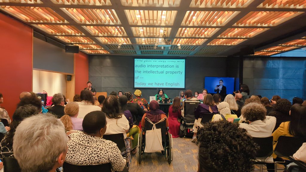 mllemarionamtl's tweet photo. The Chair of the #CRPD Committee @gofefoame is saying it loud and clear: women with #disabilities should lead more widely and champion their own rights. The future of disability rights is feminist #cosp17 https://t.co/yvJUf4jPCJ