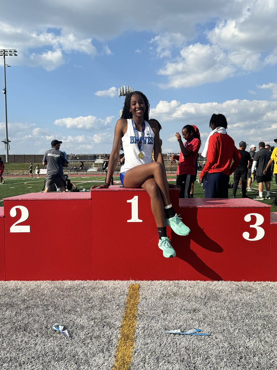 bravesxctf's tweet image. Addison Inge is your NJ STATE CHAMPION in the High Jump!!! 🔥🔥🔥

So incredibly proud!