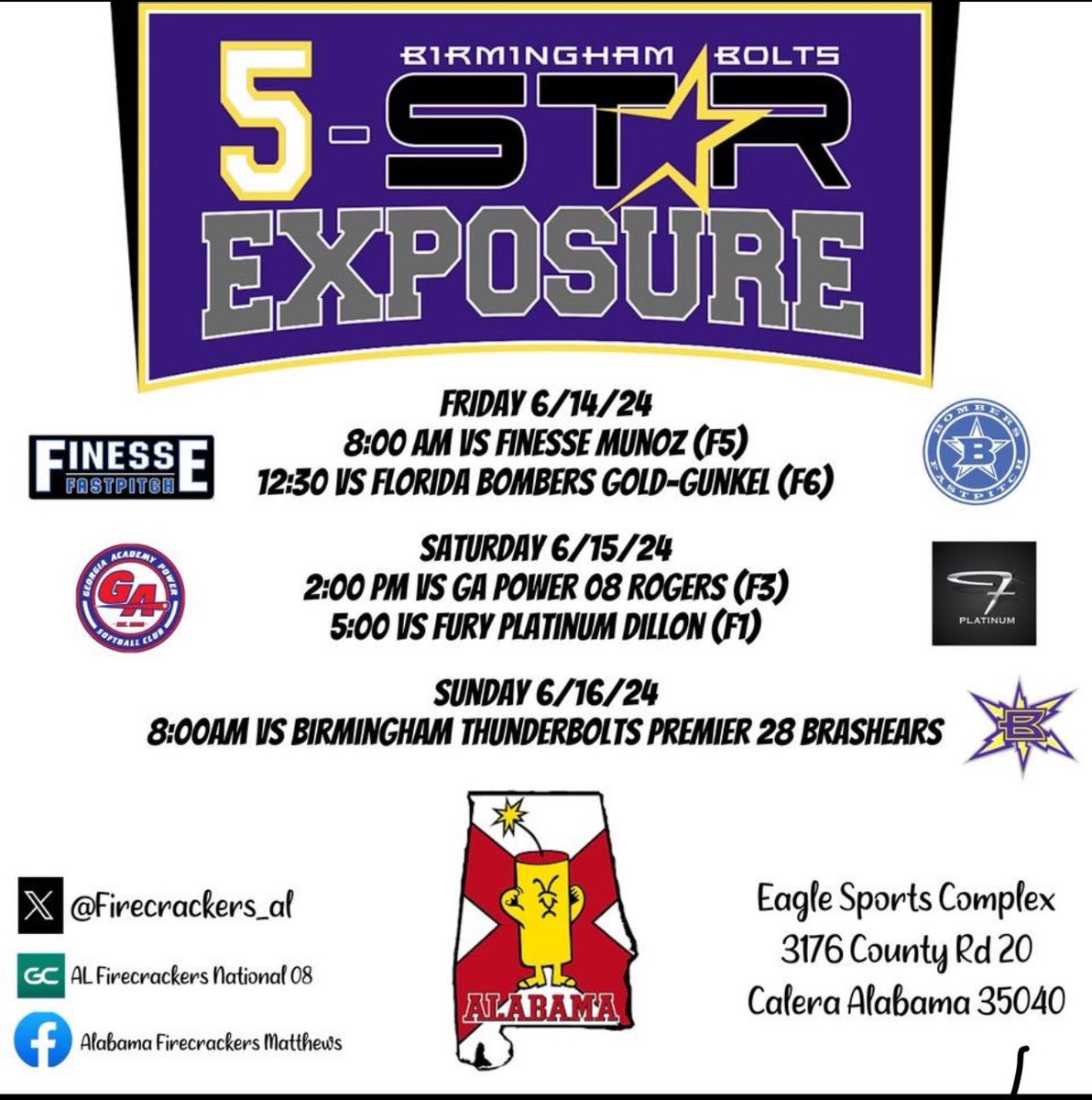 Khloe (@khloehunter08) on Twitter photo Can’t wait for this weekend at the Bolts 5 star!! <a href="/defo25/">Stephanie DeFeo</a> <a href="/LvlUpSportsX/">Level Up Sports</a> <a href="/firecrackers_al/">AL Firecrackers 16U</a> <a href="/AJDaugherty1/">A.J. Daugherty</a> <a href="/rachelbrownnsr/">Rachel Brown</a> <a href="/coachangelbrown/">Angel Brown</a> <a href="/FSU_Softball/">Florida State Softball 🥎</a> Can’t wait for this weekend at the Bolts 5 star!! <a href="/defo25/">Stephanie DeFeo</a> <a href="/LvlUpSportsX/">Level Up Sports</a> <a href="/firecrackers_al/">AL Firecrackers 16U</a> <a href="/AJDaugherty1/">A.J. Daugherty</a> <a href="/rachelbrownnsr/">Rachel Brown</a> <a href="/coachangelbrown/">Angel Brown</a> <a href="/FSU_Softball/">Florida State Softball 🥎</a>
