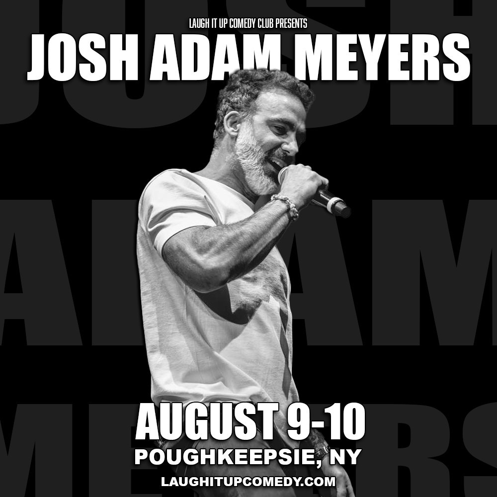 Laughitupcc's tweet photo. ๐ธ๐คฃ Don't miss out on the comedic stylings of Josh Adam Meyers at Laugh It Up Comedy Club! Join us on August 9th-10th for a Weekend of laughter and good times! #JoshAdamMeyers #JAM #Poughkeepsie #Laughitupcc #GodDamnComedyJam #GDCJ #HudsonValley #Comedy #JellyRoll https://t.co/UZ4LEsKAiT