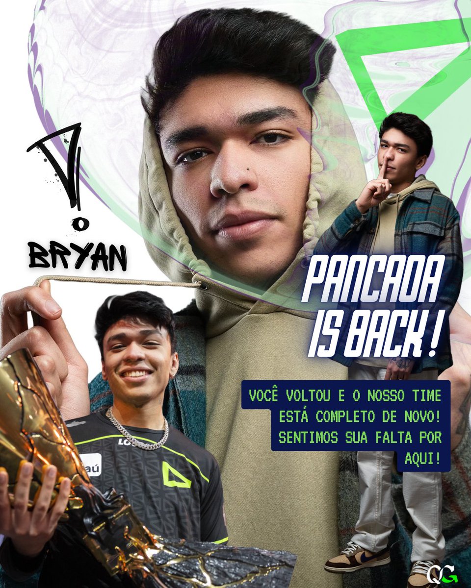 Ele tá de volta!!! Pancada retorna à sua casa onde foi campeão mundial há  dois anos atrás para reescrever a sua (e a nossa) história, bem vindo de  volta goat! 💚 LOUD, image size:960x1200