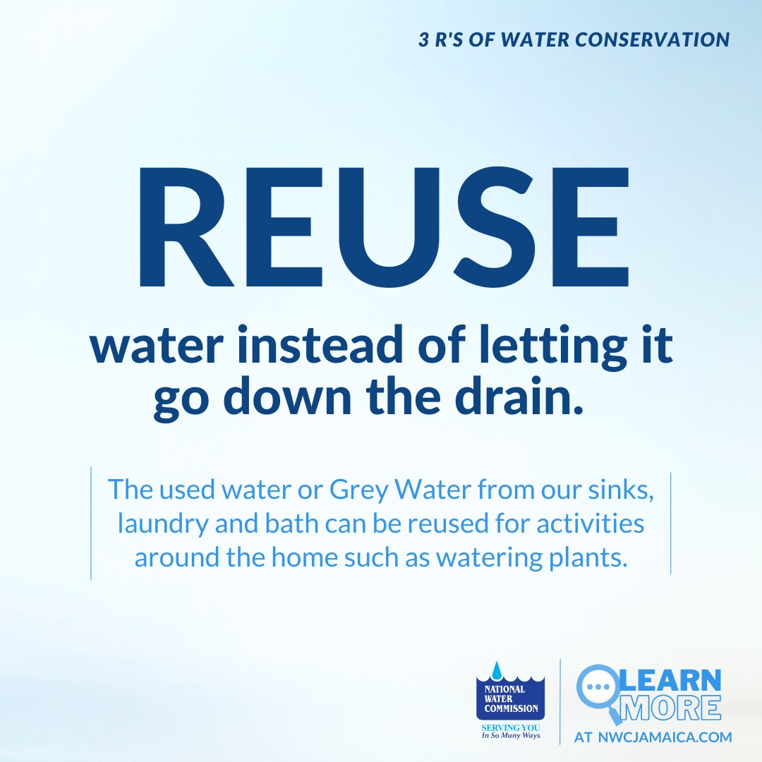 NWCjam's tweet photo. #WaterWatchWednesday | REUSE water instead of letting it go down the drain. The used water or Grey Water from our sinks, laundry and bath can be reused for activities around the home such as watering plants.
#Everydropcounts #Savewater https://t.co/b4iOOdPdmx