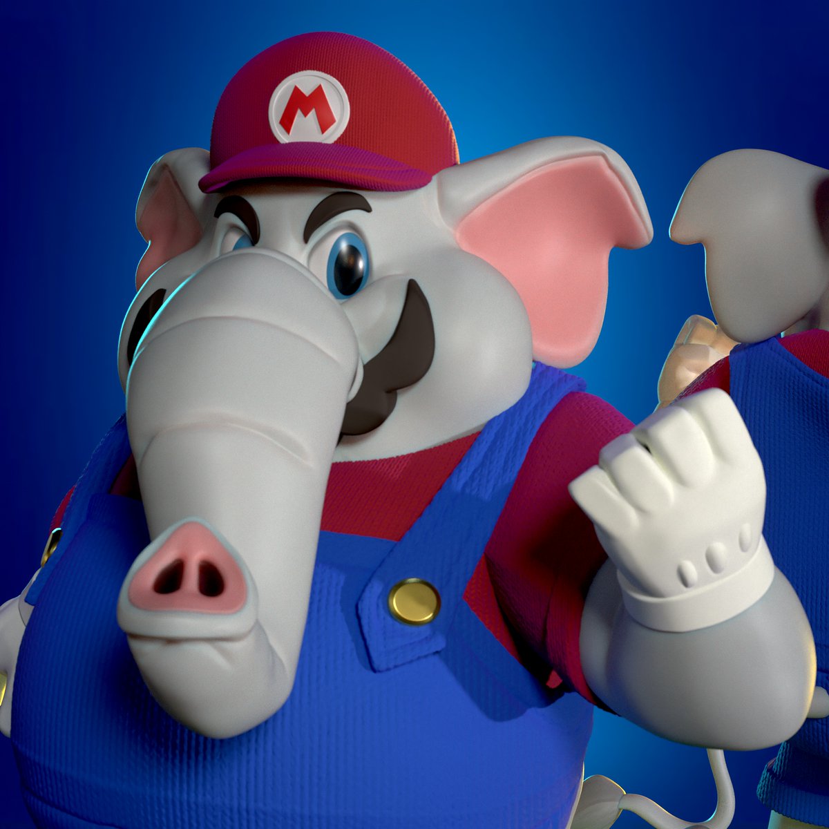 prwolfart's tweet photo. Mario Elephant Fanart via @artstationhq https://t.co/10RTXBtlOd https://t.co/neVgKecpwh