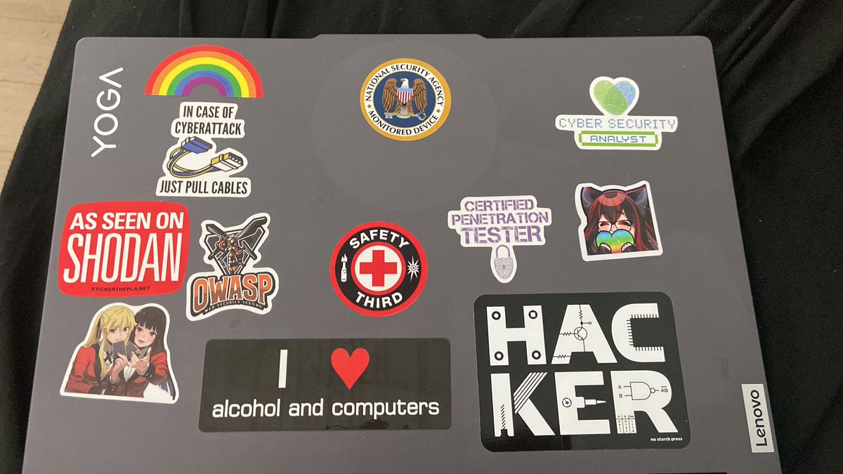 Nyxthewarlockx's tweet photo. I just wanted to say the stickers I got from @Stickerum @1dark0ne @HotironCreative are amazing and that everyone should head over to their page and take a look #stickertheplanet
 #safetythird https://t.co/1E8lBWclg4