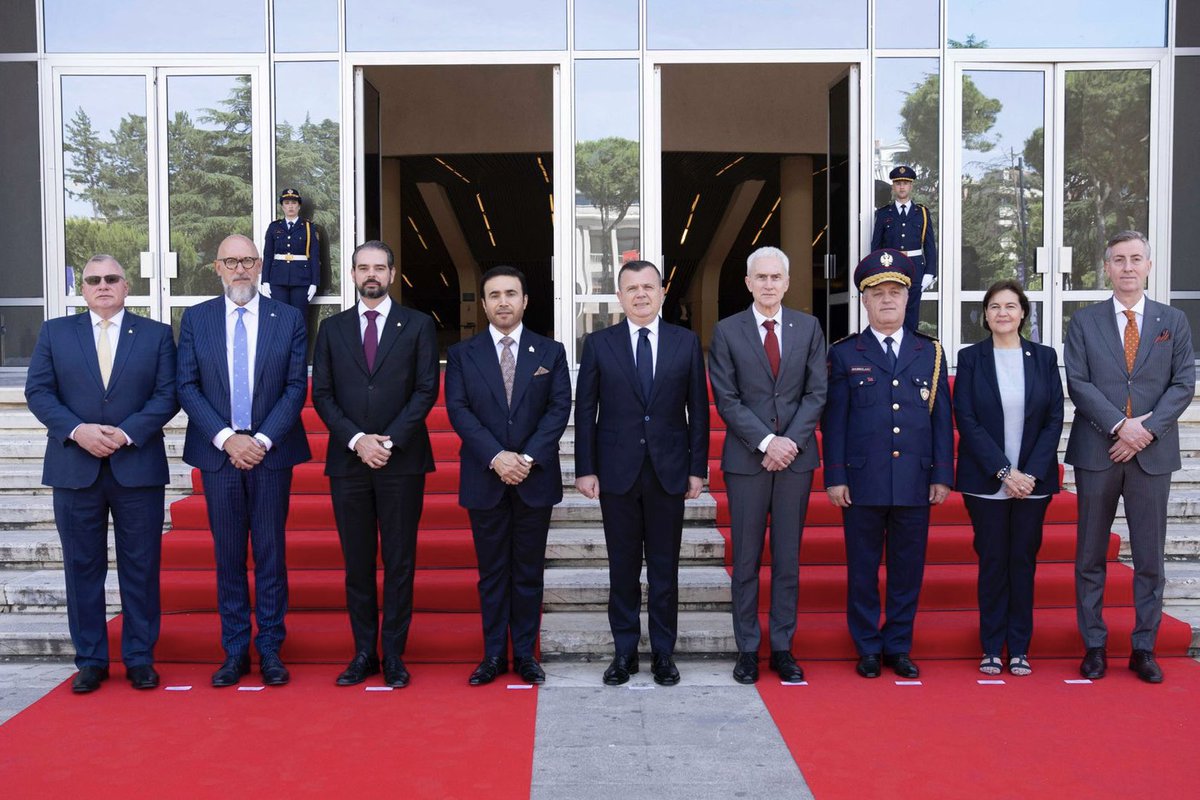 Valdecy Urquiza (@valdecyurquiza) on Twitter photo Had the pleasure of meeting H.E. <a href="/taulantballa/">Taulant Balla</a>, Minister of Interior, at INTERPOL’s European regional conference in Tirana. I was pleased to learn about the great work being done by the <a href="/PuneteBrendshme/">Ministria e Brendshme</a> and the Albanian State Police on the fight against crime. #INTERPOL #Security Had the pleasure of meeting H.E. <a href="/taulantballa/">Taulant Balla</a>, Minister of Interior, at INTERPOL’s European regional conference in Tirana. I was pleased to learn about the great work being done by the <a href="/PuneteBrendshme/">Ministria e Brendshme</a> and the Albanian State Police on the fight against crime. #INTERPOL #Security