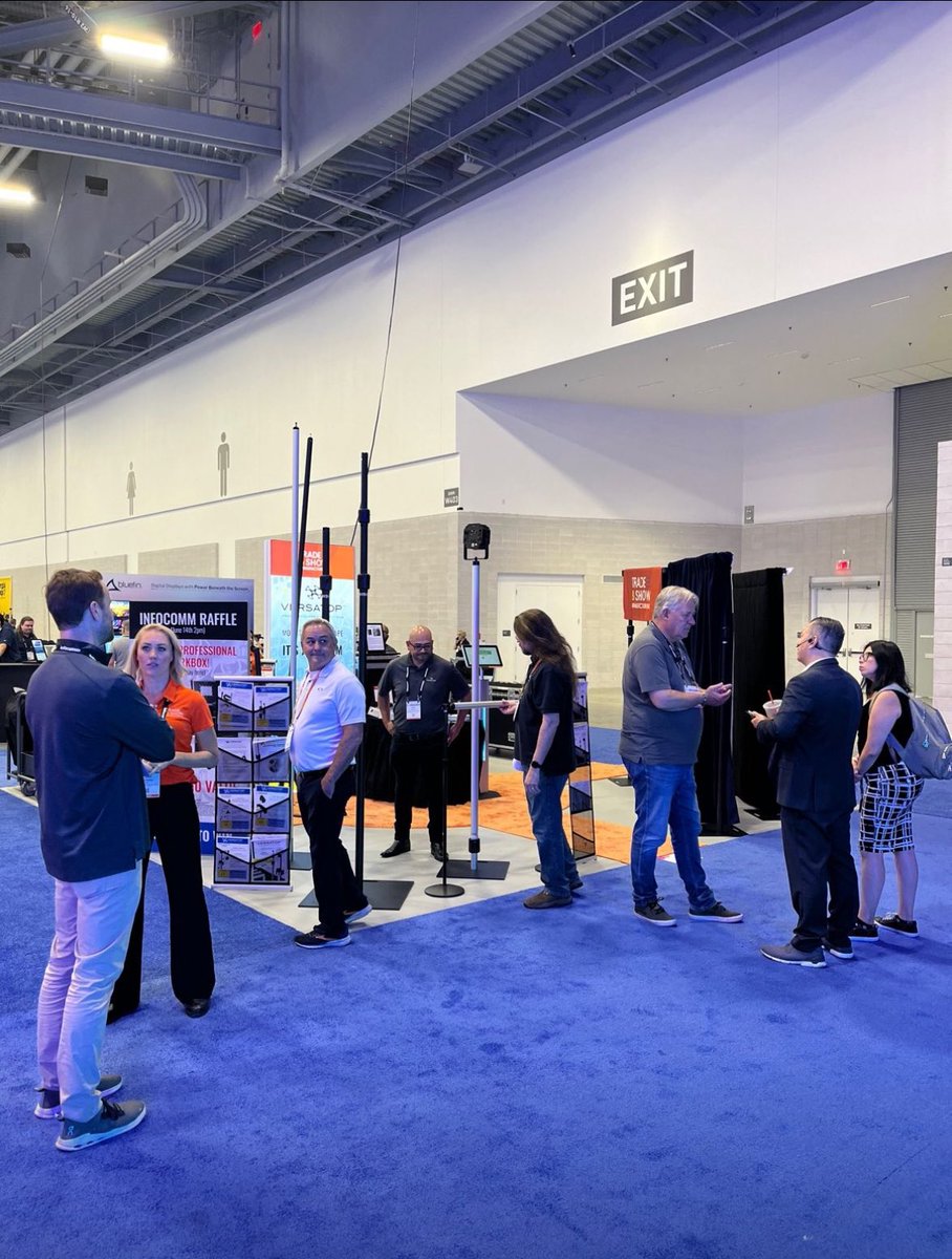 VersaCare's tweet photo. First day at the @InfoComm '24 we are supporting with @Versatop2_0 products. #Infocomm24 https://t.co/DmoyHRJVzc