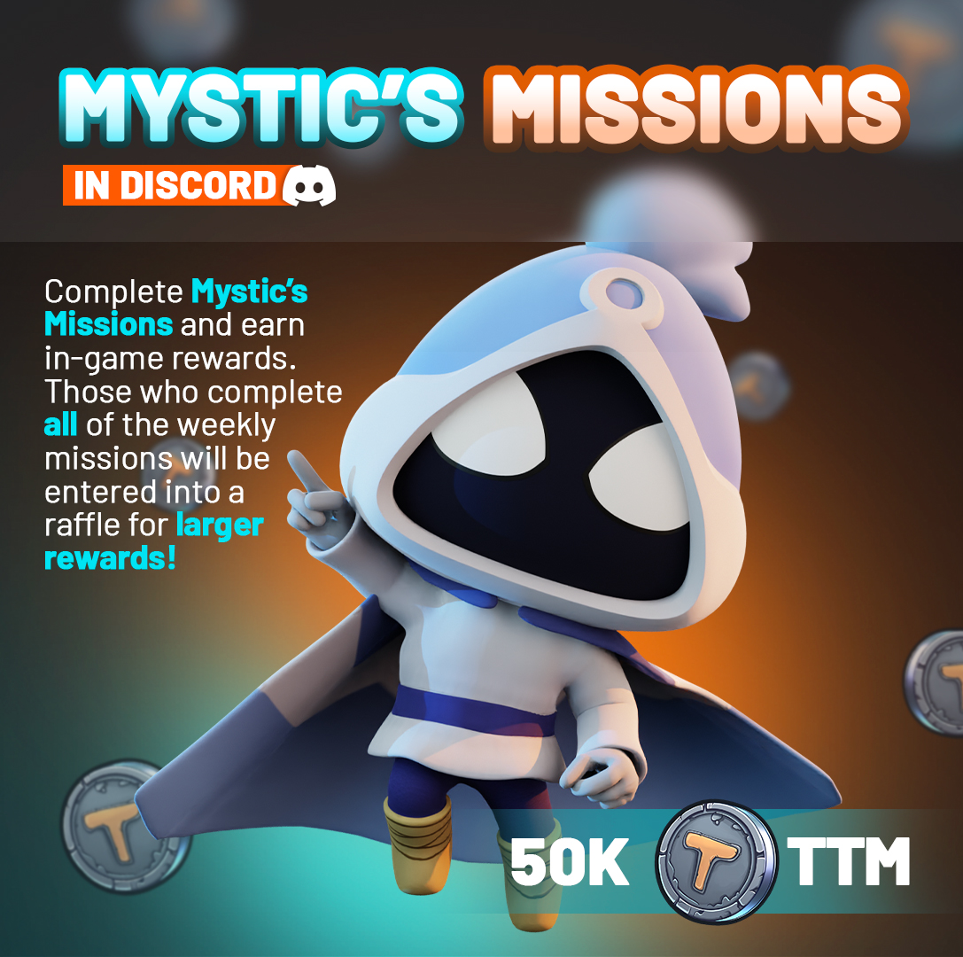 ReignOfTitansGG's tweet photo. Don't forget to complete this week's Mystic's Missions in our Discord for extra TTM👀 https://t.co/UXzUpHxLuI