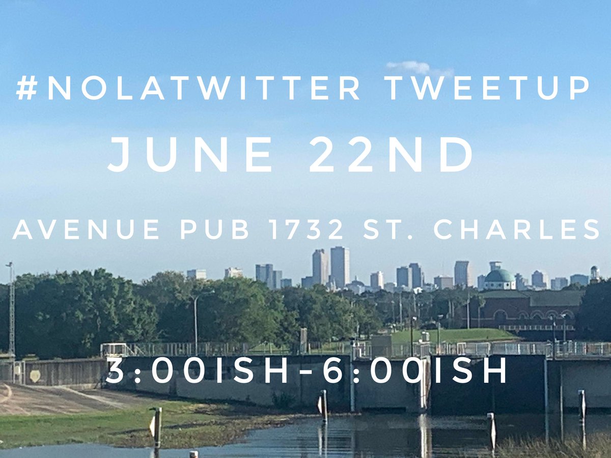 TheRHancock19's tweet image. 10 days #nolatwitter