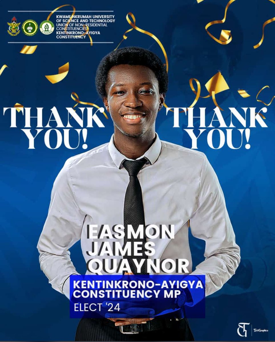 [KENTINKRONO-AYIGYA]

Easmon James Quaynor is the MP-elect.

He won with a close margin of 6 votes.

Congratulations 🎉

#UNRCElections