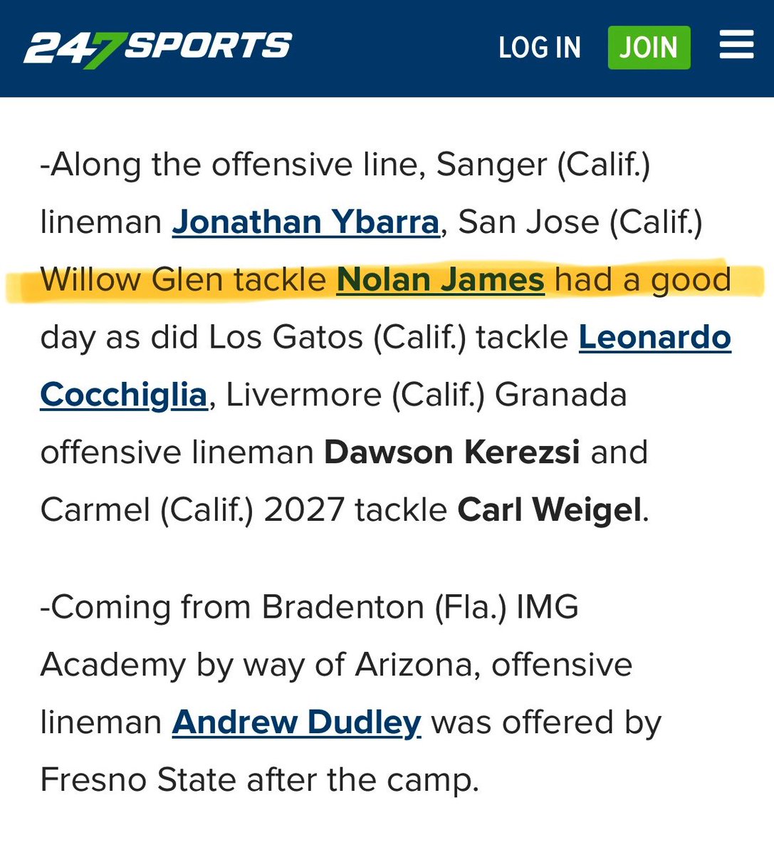 Nolan James #75 tweet media