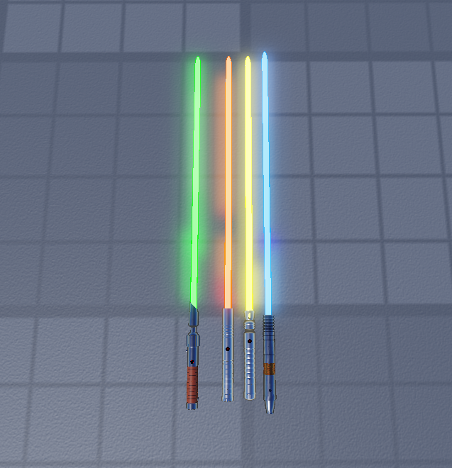 BubblyFaerie's tweet photo. Made some lightsabers for a friend. I made the blades for them since they already had the hilts made. ⭐️🪐
#BubblyFaerie #MerModeler #Game #Roblox #RobloxDeveloper #Starwars #Lightsaber #Space https://t.co/WStgZiRqZI