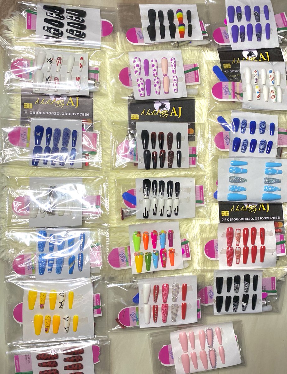 DhePlug's tweet image. We are your go to plug for pressonails in retail/wholesale✅ we ship worldwide ✅
Also your plug for sextoys and other sexual accessories ✅

IG: nailed_by_aj
Fungasm.ng