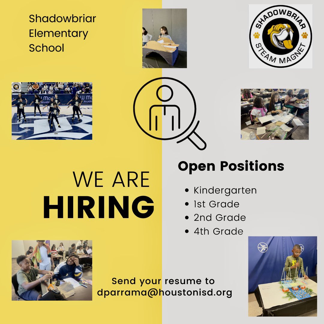 shadowbriares's tweet photo. Come join the Bulldog team!
#Schoolchoice #SteamMagnet #ShadowbriarES https://t.co/C17eBtCLDZ