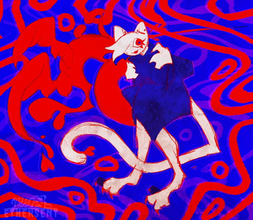 ethersent's tweet image. Hi I'm Emil and I make stuff that I like, you can find me skittering and frolicking around. I collect zines, CDs, and interesting art/books. You can read more about me and my work on my neocities.

Website: ethersent.neocities.org
Portfolio: ethersent.art/#galleryhub