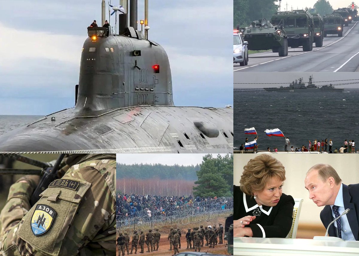 The appearance of Russian ships in the capital of Cuba, Havana, and submarines off the coast of Florida is the Russian escalation that everyone is talking about. Russia is also conducting exercises with tactical nuclear weapons near the borders of Norway, Finland, Poland,
1/11