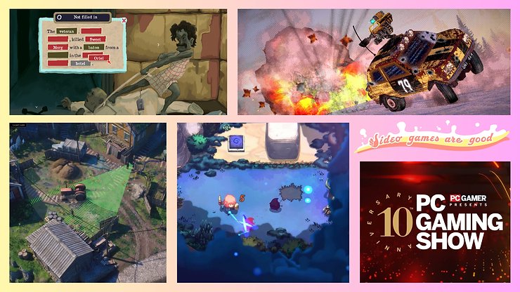 video games are good (has moved to bsky 👋) (@vgamesaregood) on Twitter photo The #PCGamingShow was one of the week's most fun to watch and had lots to get excited about! Here, we dive into 4 games with demos out now: <a href="/ColorGray7/">The RISE of the Golden Idol</a> Rise of the Golden Idol, <a href="/m_tarkovsky/">Mariusz Tarkowski | FUMES dev</a> FUMES, <a href="/SkollStudio/">Sköll Studio</a> Last Moon, and <a href="/artfcr/">Artificer</a> Sumerian Six.
👀➡️ bit.ly/VGG-SGF24-PCGa… The #PCGamingShow was one of the week's most fun to watch and had lots to get excited about! Here, we dive into 4 games with demos out now: <a href="/ColorGray7/">The RISE of the Golden Idol</a> Rise of the Golden Idol, <a href="/m_tarkovsky/">Mariusz Tarkowski | FUMES dev</a> FUMES, <a href="/SkollStudio/">Sköll Studio</a> Last Moon, and <a href="/artfcr/">Artificer</a> Sumerian Six.
👀➡️ bit.ly/VGG-SGF24-PCGa…