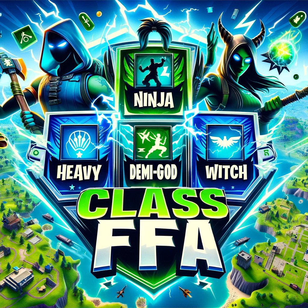 FrilickGG's tweet image. Chaos Hero Class FFA Arena

#IslandCode 6624-4977-7728  

🏙️ Battle in Tilted Towers, Wailing Woods, and more!
🥷 Balanced and diverse classes!
⚙️Updates every Friday!
⚡️Live now!

 #Fortnite #FortniteIsland #UEFN #FortniteCreative