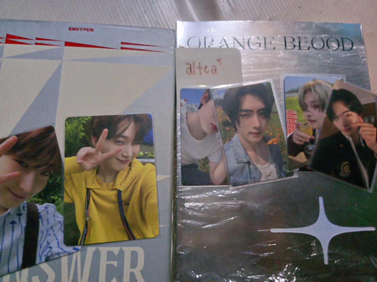 Wtt lft
Have : D:A no ver, ob kalpa ver, sunsunki ob wev and engene ver, ni-ki unif, sunoo music forest
Want : drop offers (prio sealed makeups, organizer)