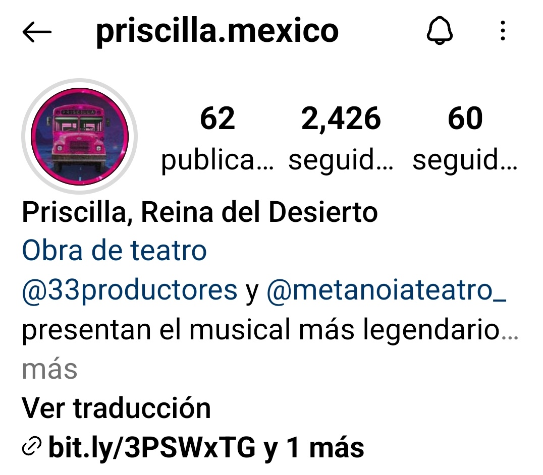 📢 | La rueda de prensa de el estreno de "Priscilla, Reina del Desierto" de la cual <a href="/CesiaSaenzOfic/">Cesia Sáenz Oficial 🦁</a> es parte, podrá ser vista en una transmisión en vivo a través de la cuenta oficial de instagram de la puesta en escena en tan solo unos minutos.
@/priscilla.mexico